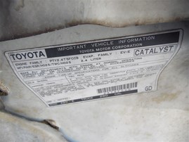 1993 TOYOTA PICK UP 2 DOOR WHITE 2.4 MT 2WD Z19697